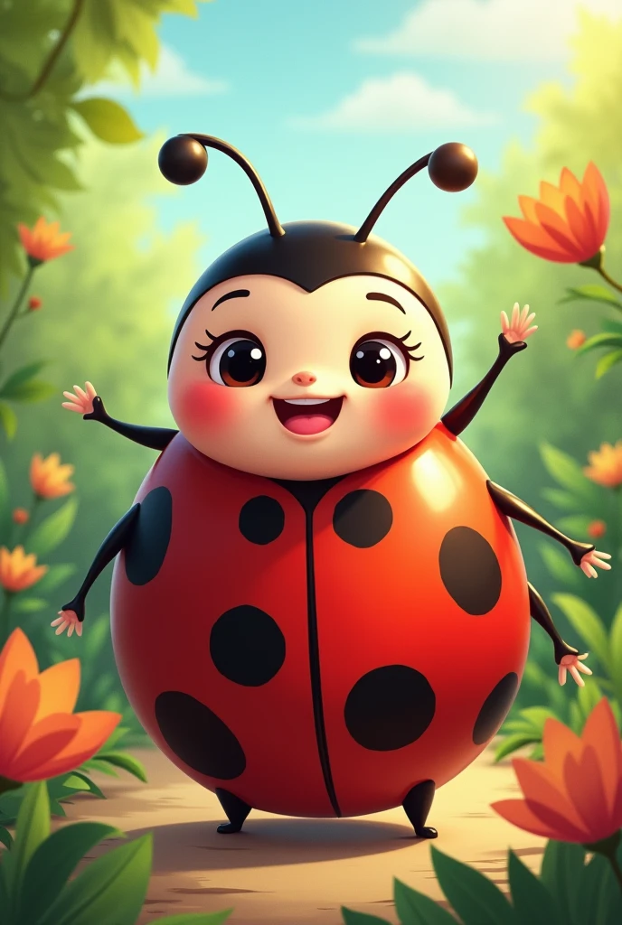 Cartoon Ladybug
