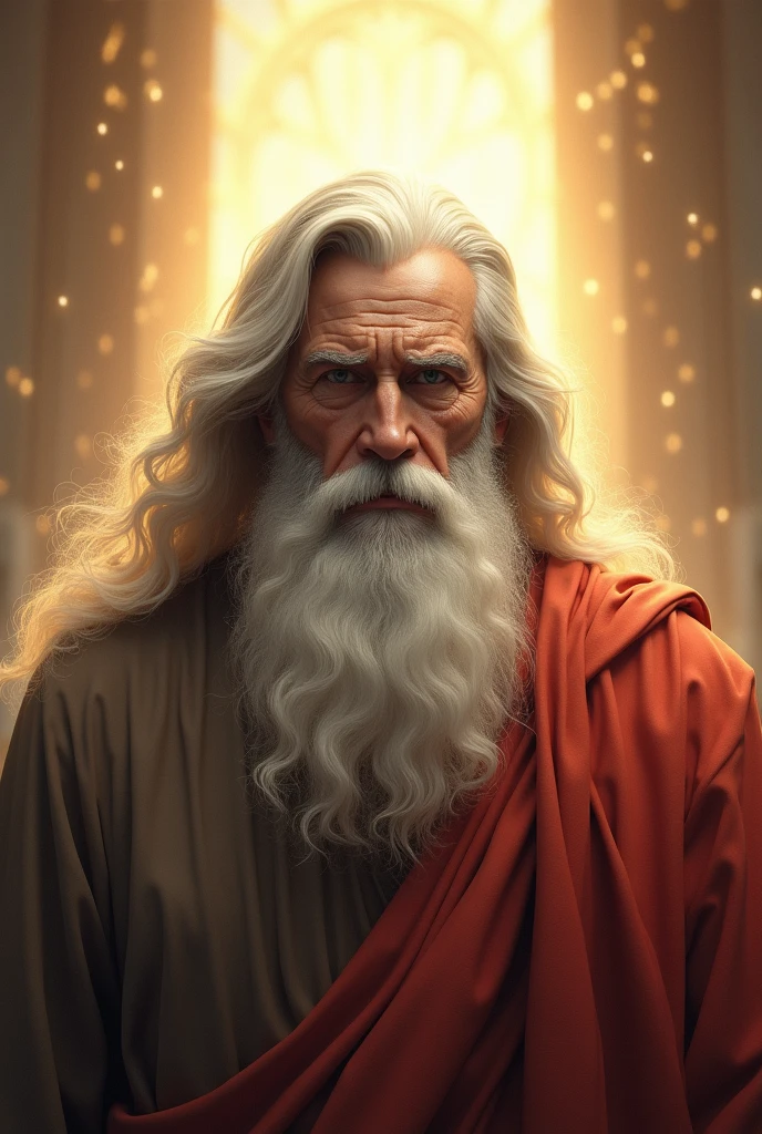 generate god the father of jesus christ in super realistic form