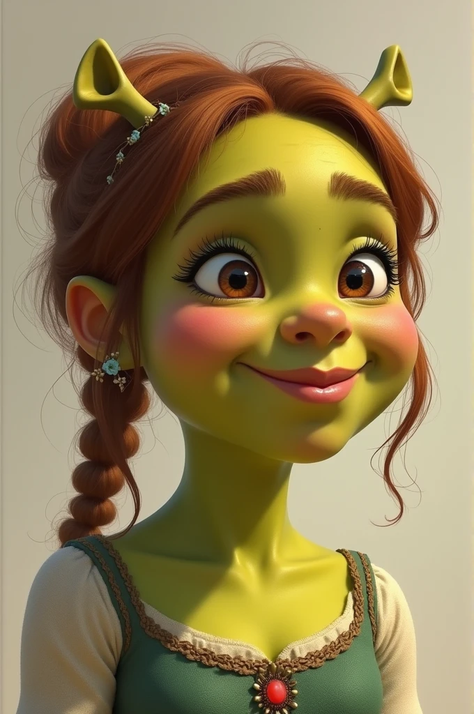 Fiona z Shreka s downovým syndromem