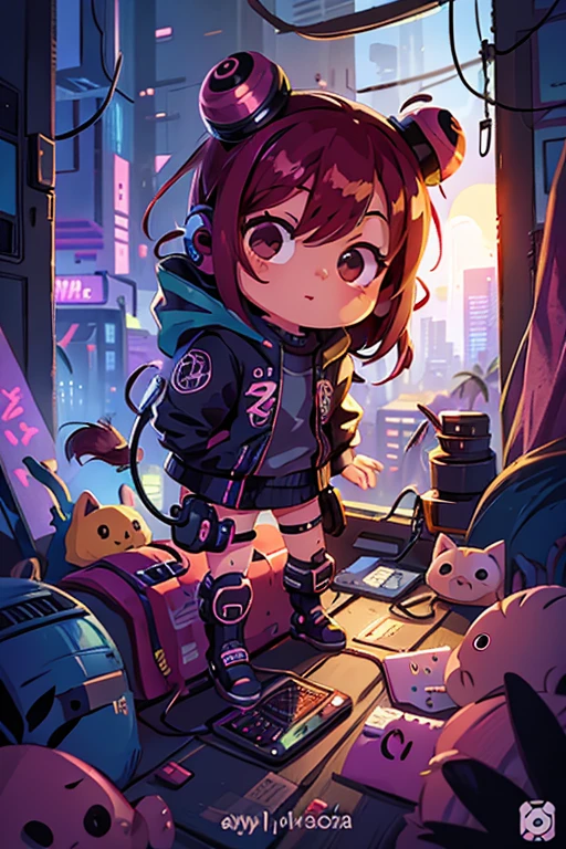 Chibi cyberpunk chat