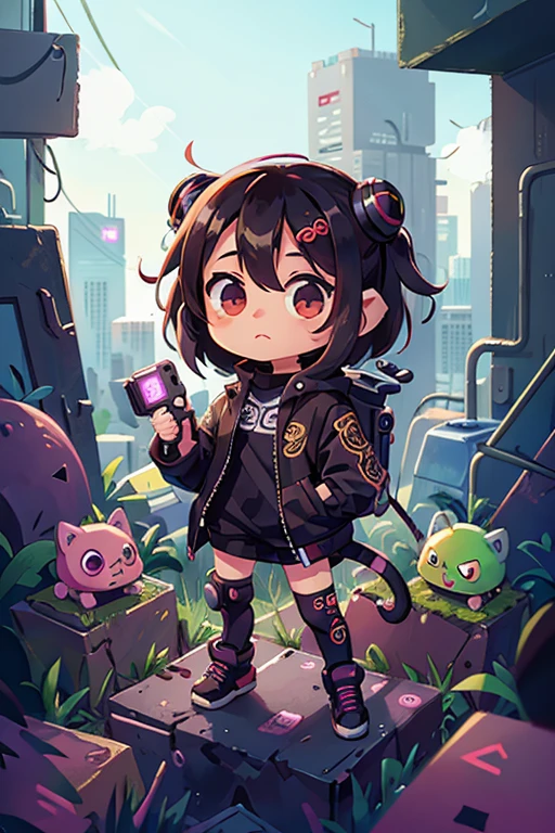 Chibi cyberpunk chat