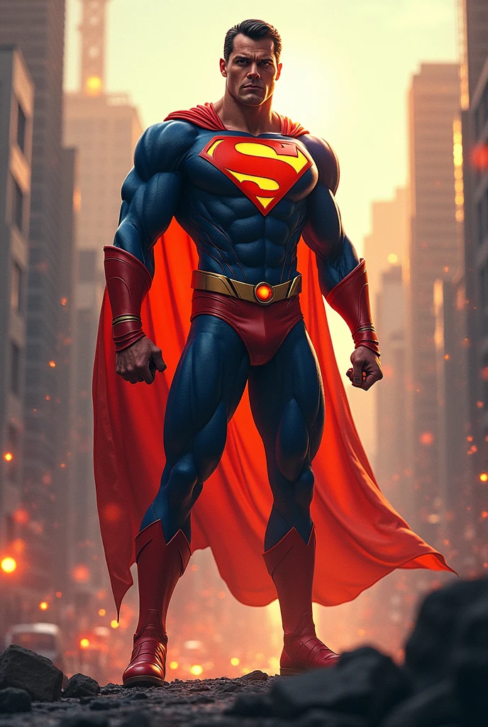Make a super hero man costume with mojarras and ugly topenes