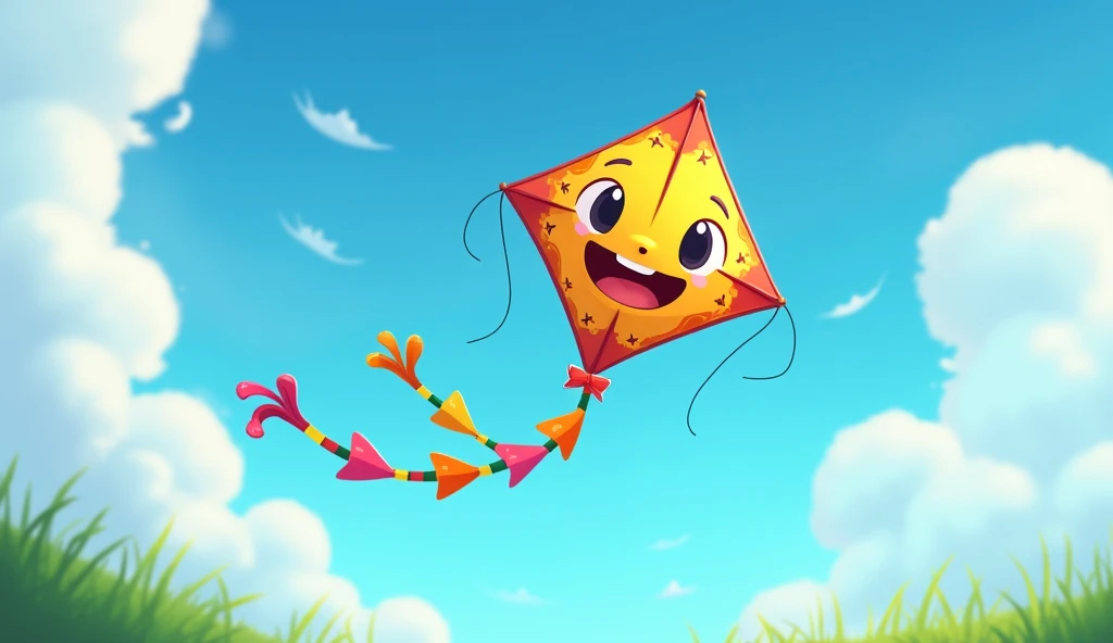  K is for kite create a wonderful cartoon kite 
image 
