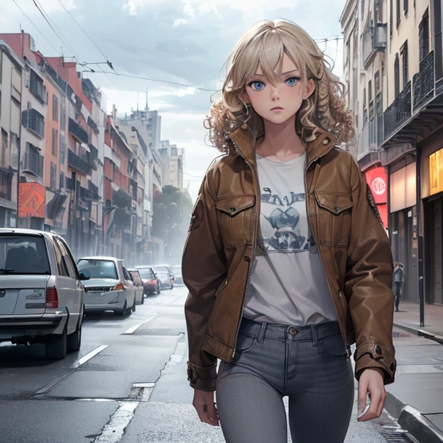 (master piece, best high quality image, very good detailed image, very good detailed character, very good detailed background, very detailed textures, carefully detailed and textures, character alone, full body)
{{((1:character: 3 girl,(fair skin, light-blue eyes, blonde curly hair, nice body, feeling anxious and scared, desperate demeanor, walking alone),(brown jacket, grey-blue jeans),(buenos aires street, cloudy afternoon, danger incoming, cold wind))}}