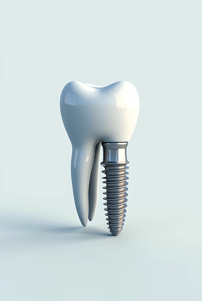 A two-rooted molar for implant logo 