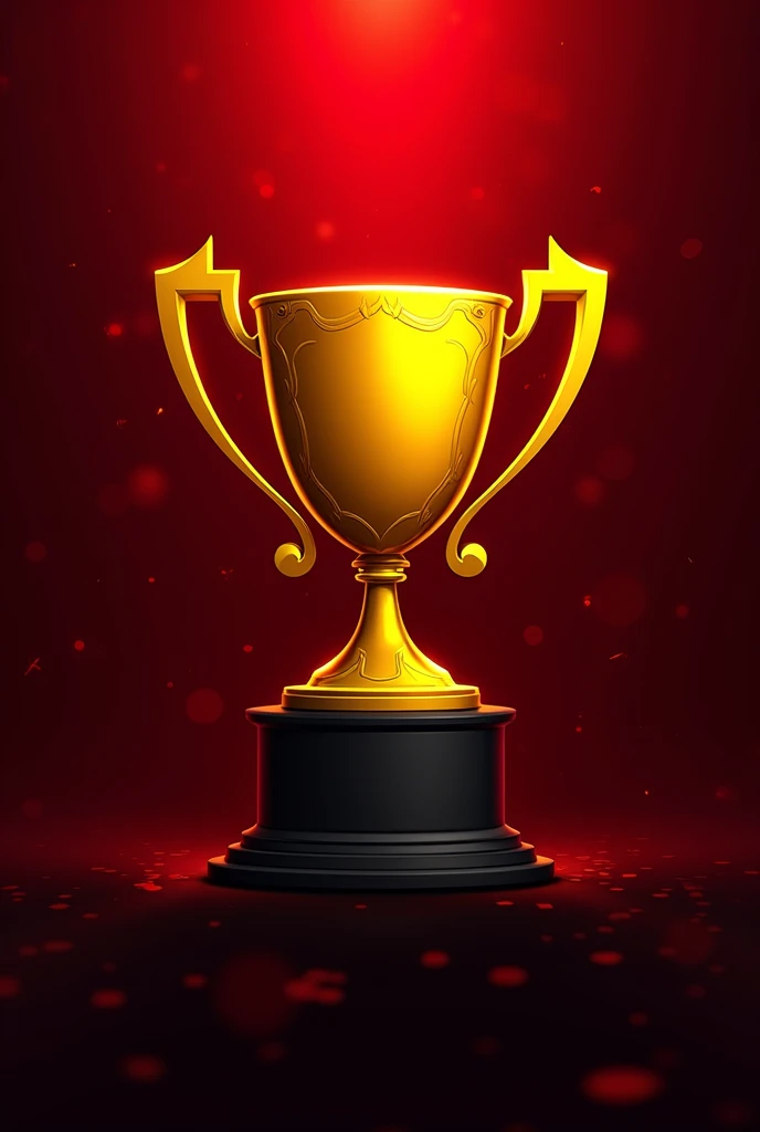 I need a photo of the logo of the football team called Manoma Champions Cup, it should be yellow, blood red, and black.