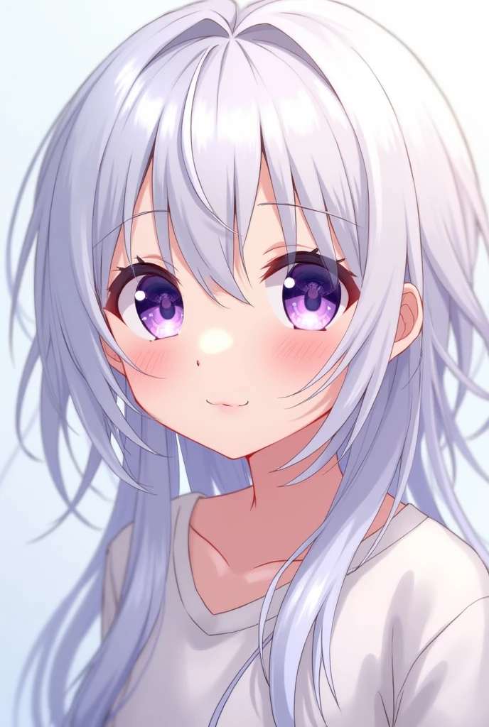 cute anime boy with white hair and purple eyes clean anime looking at camera without eyelashes pc wallpaper width 100
U
V