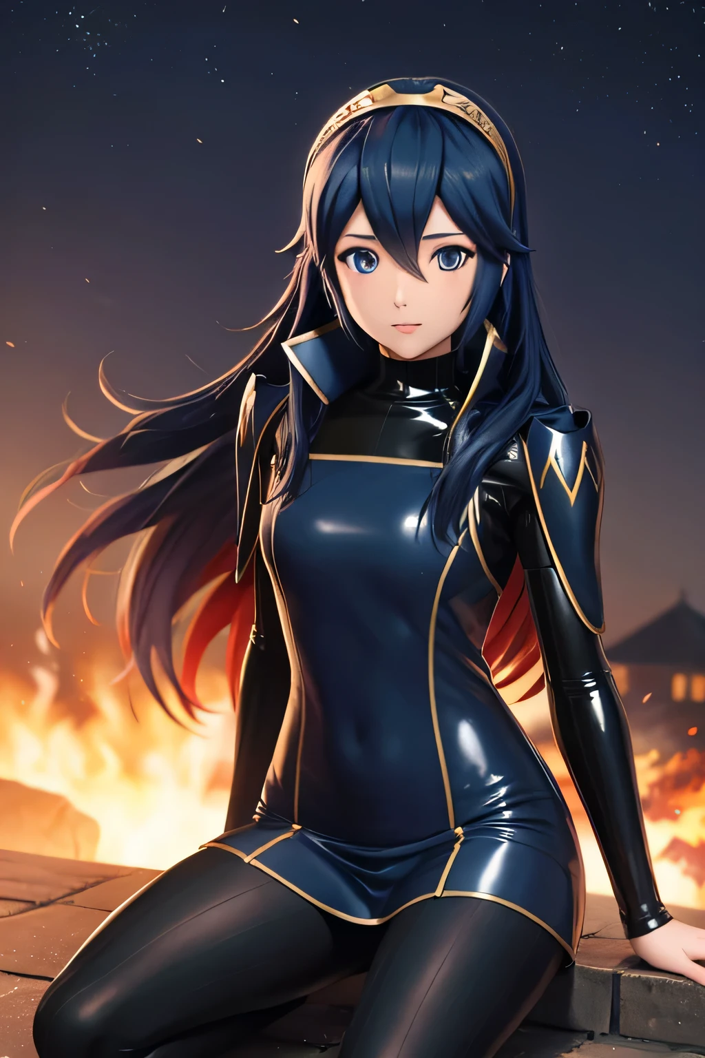 Highest quality,Highest Resolution,(((Latex clothing)))　Fire Emblem Awakening　Lucina