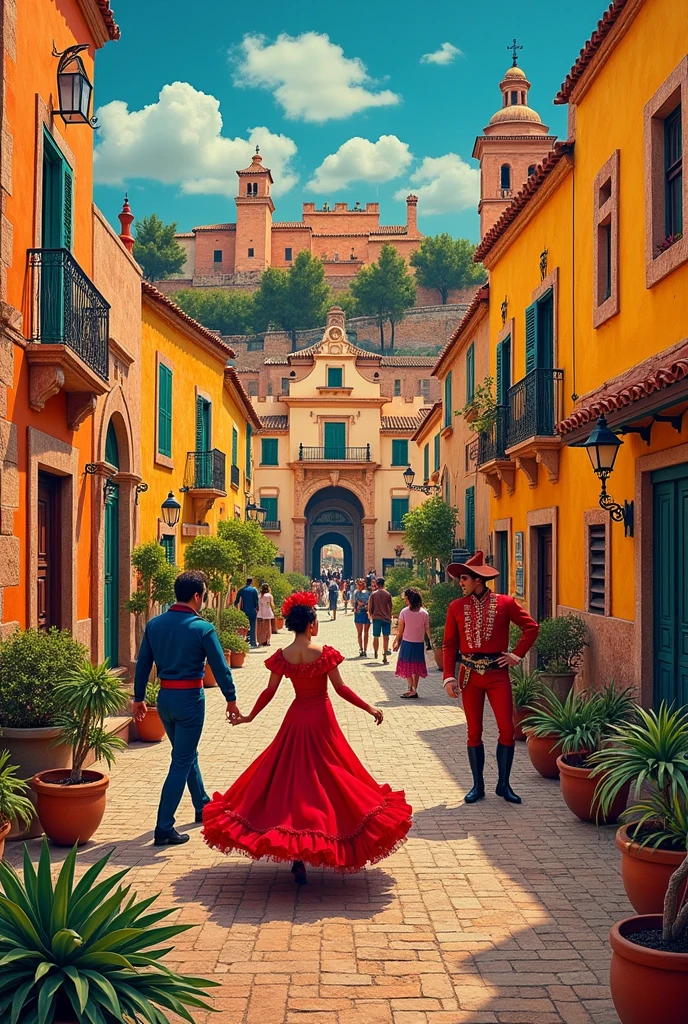 Spanish collage