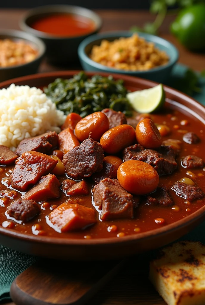 image of a feijoada with lots of meat

