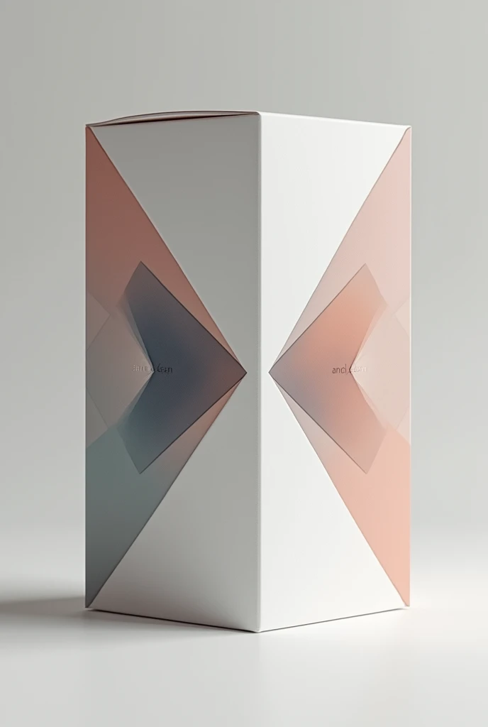 Box packaging design applying the principle of visual symmetry