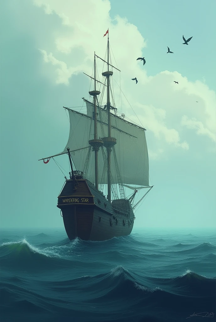Lonely ship called wandering star