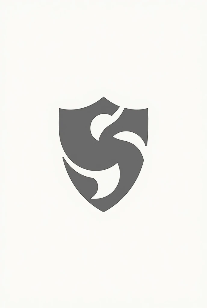 Create a minimalist shield to use in a job/ Presentation, whose symbol is a pegasus ( MAKE IT AS SIMPLE AS POSSIBLE)