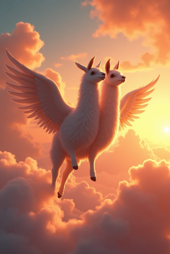 3 headed flying llama