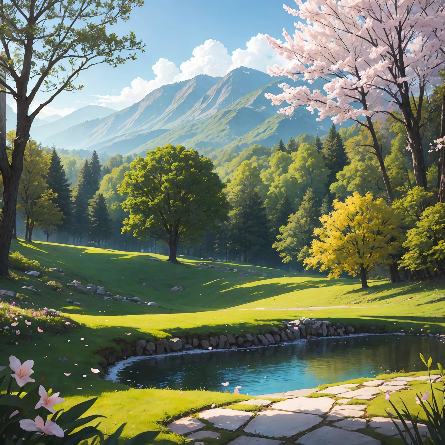 spring landscape