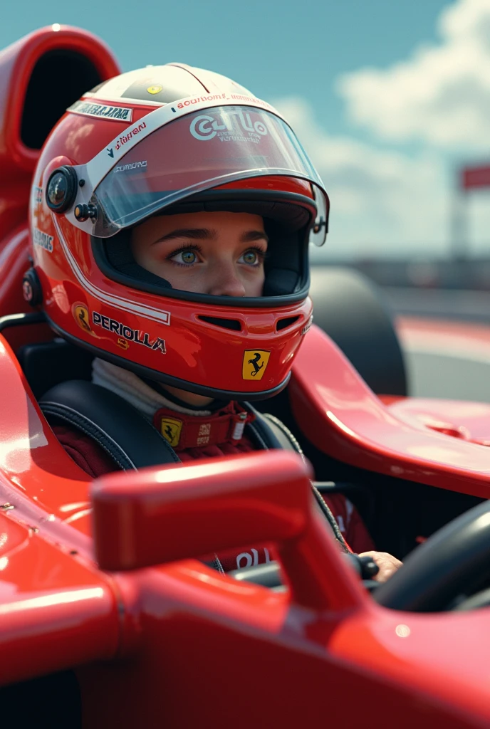 Create a teenage Formula 1 driver inspired by Ayrton Senna 