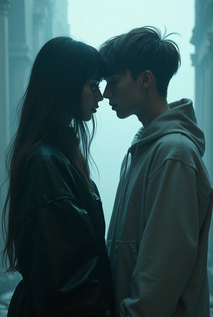 A cantora Billie Eilish Junto com o cantor Justin Bieber


