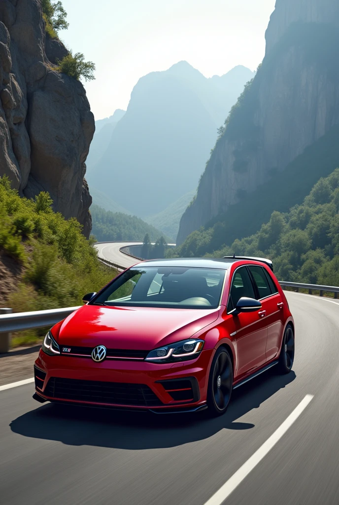 Red Golf GTI 