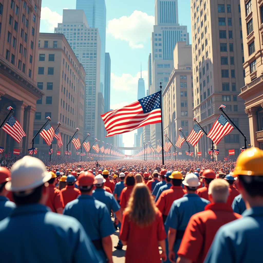 Generate high quality image regarding labor day
