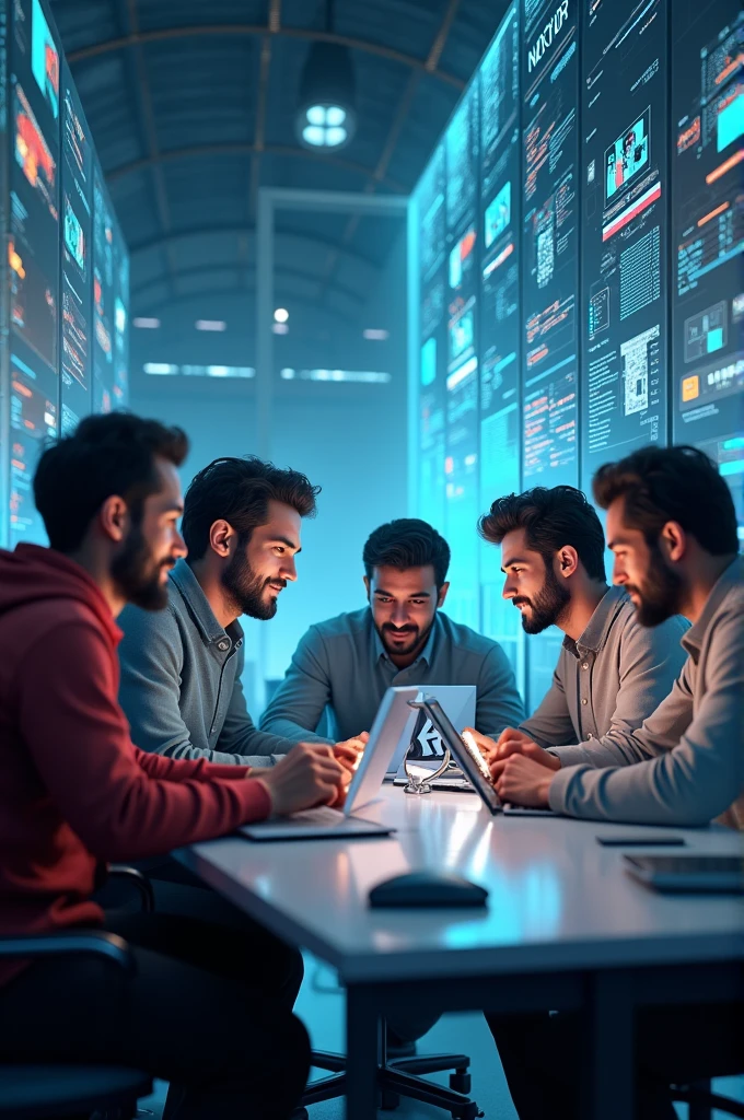 A coding background using word of "Khan Family, 5 Brothers Network, goodbyeBAU”