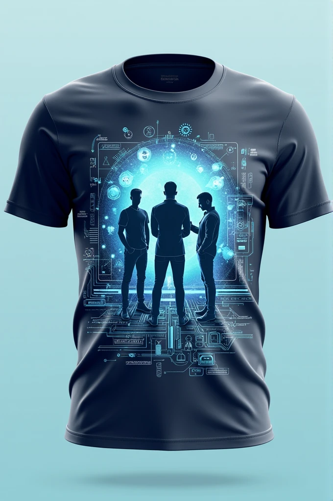 T-shirt for a team of a technology company that sells gas sensors