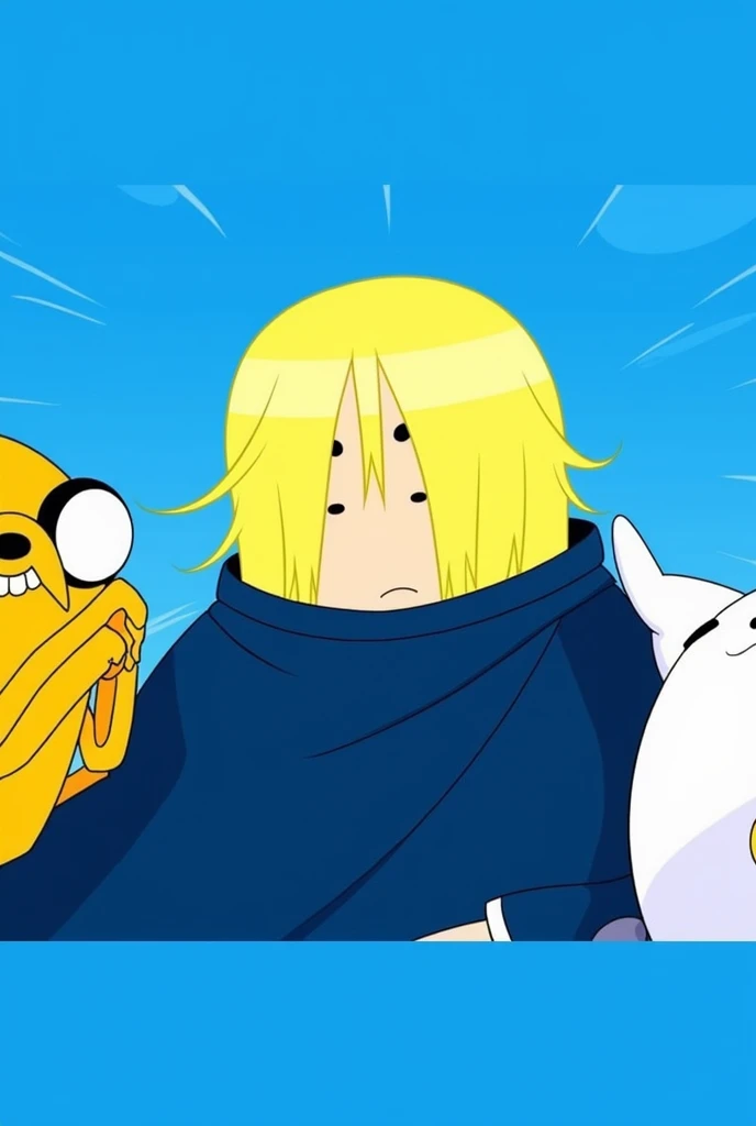 Adventure time emote for twitch fin anime style