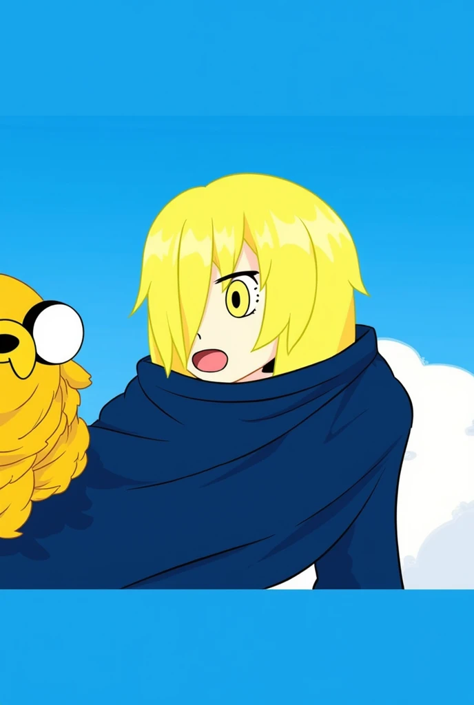 Adventure time emote for twitch fin anime style