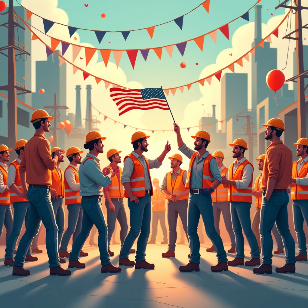 Generate high quality image regarding labor day more attractive 