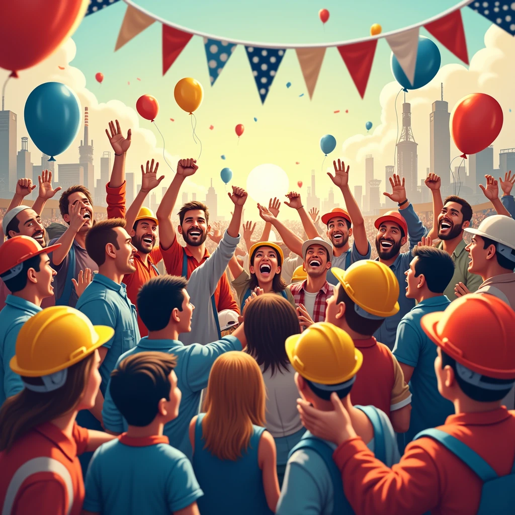Generate high quality image regarding labor day more attractive