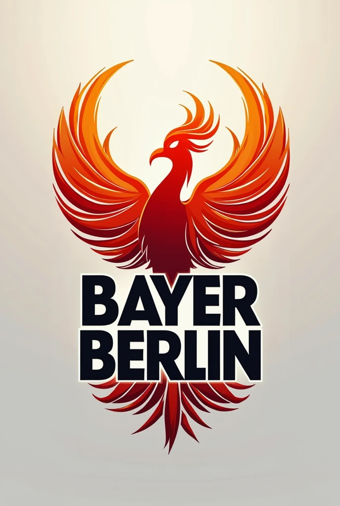 A logo of a football team with the image of a phoenix and the name Bayer Berlin