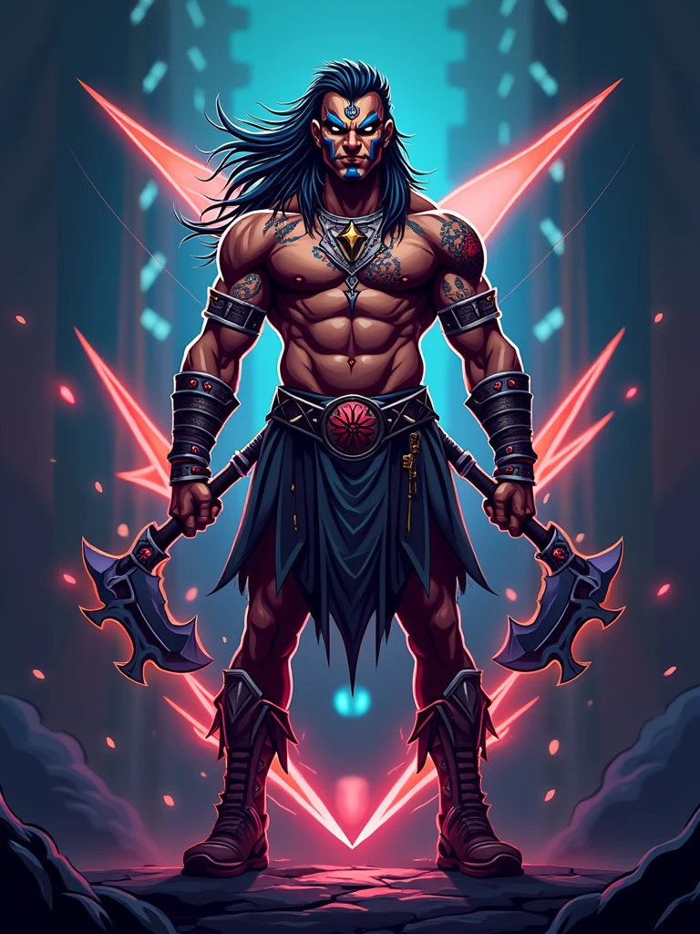 Design de Logo Tribal Warrior Esport