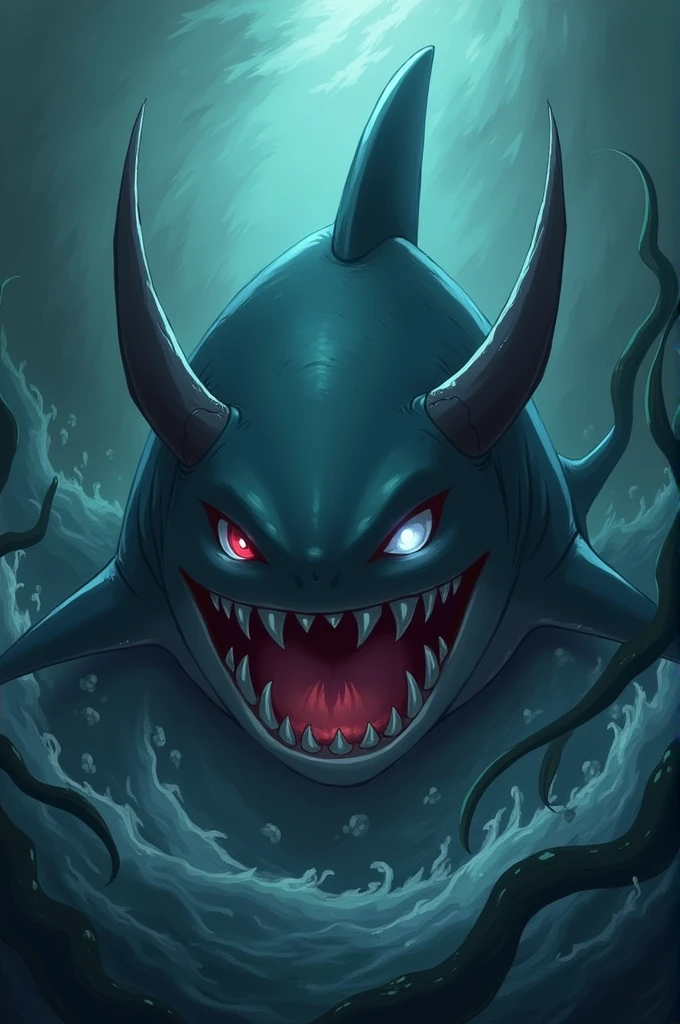 Create an Easy to Draw Evil Shark Pokémon