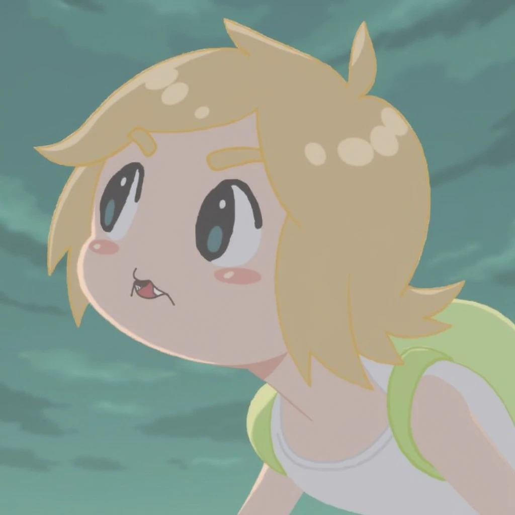 Adventure time emote for twitch fin anime style