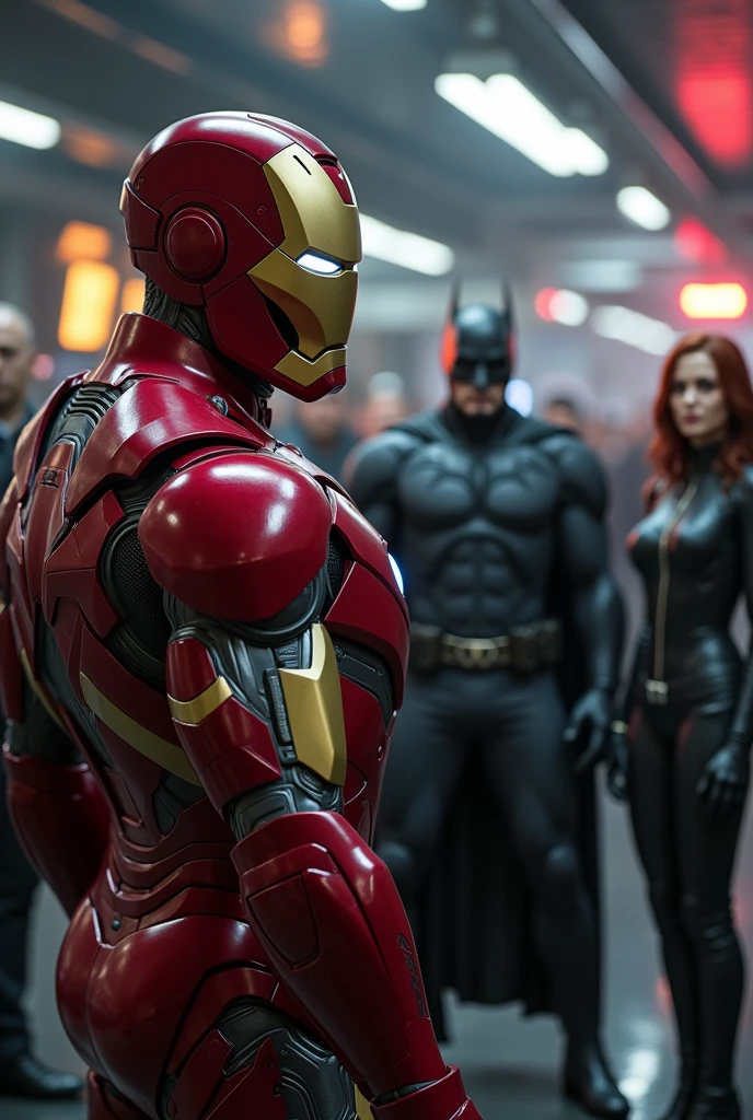 Iron Man Jealous of Avengers&#39; Black Widow Along with Batman