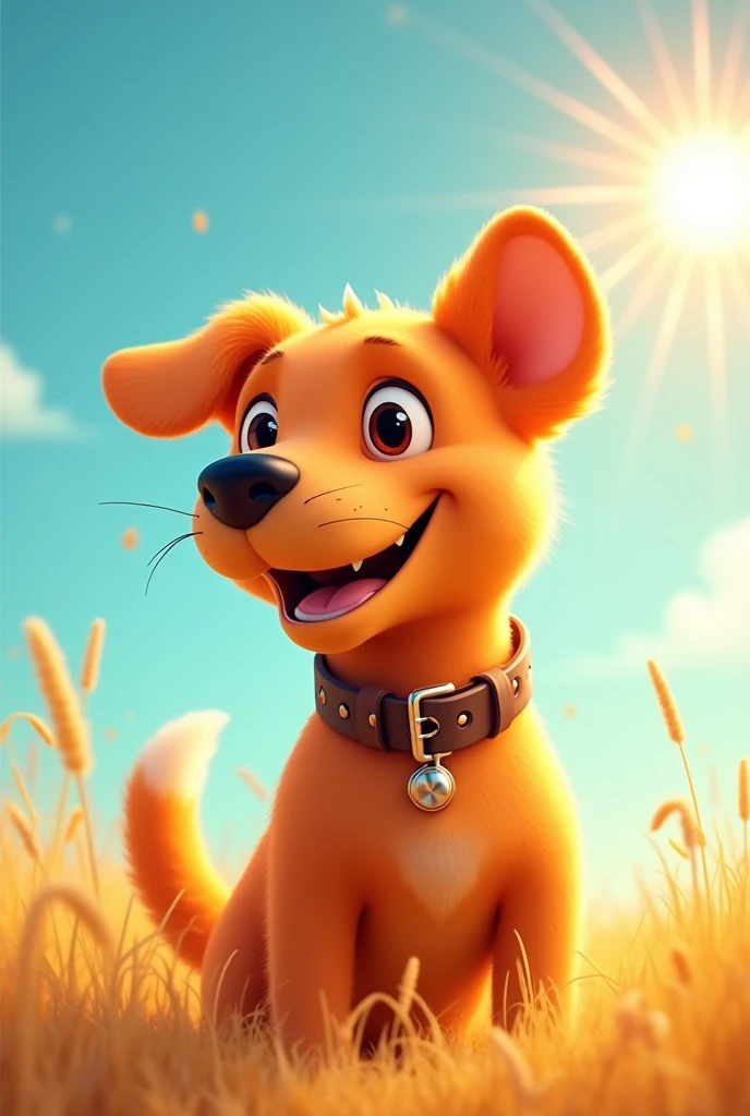 Orange Dog Sun Collar