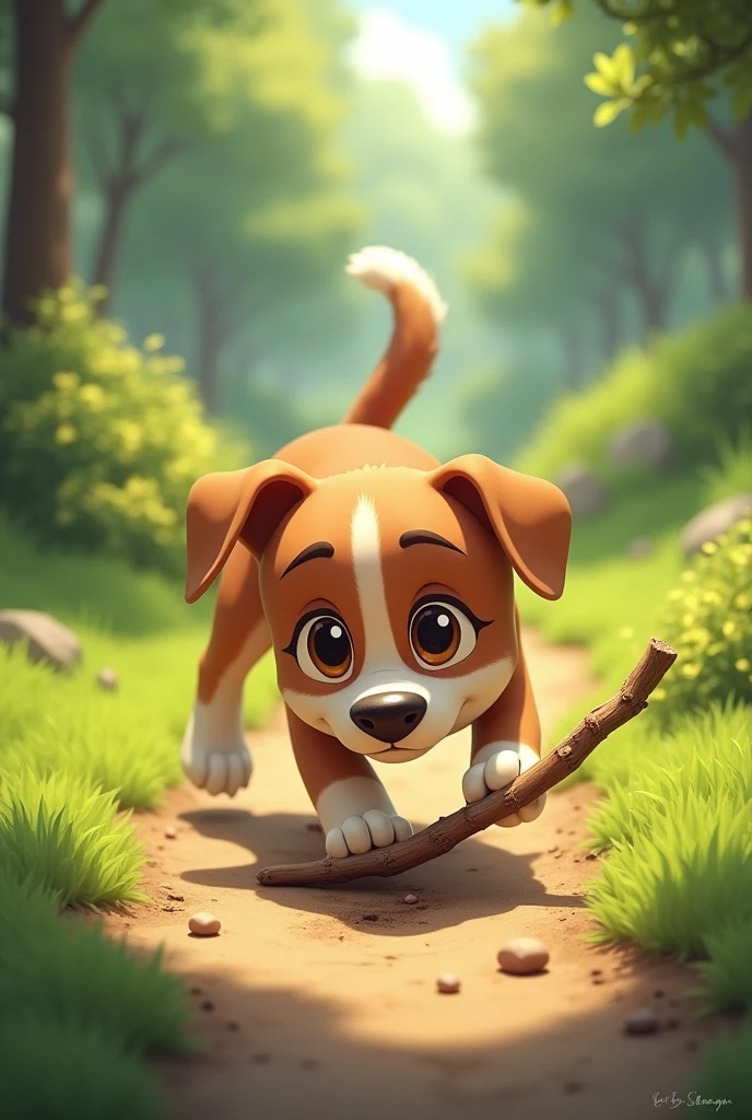 Even a dog will find a stick if it walks around