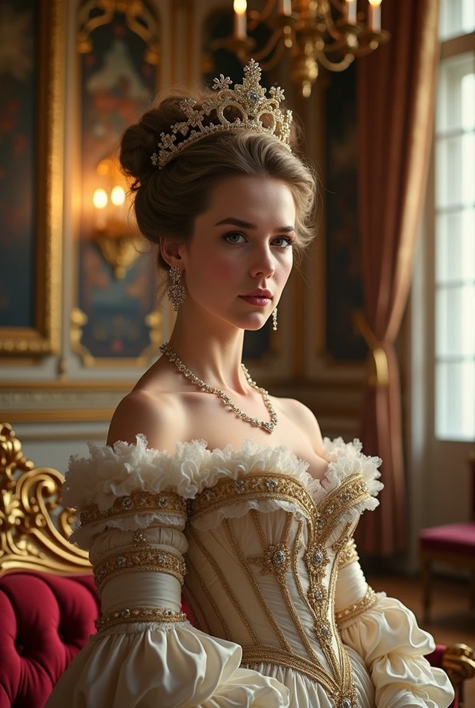 Sexy Marie-Antoinette in Versailles