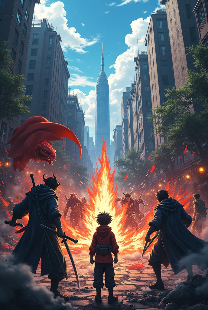 Demon slayer com Boku no hero