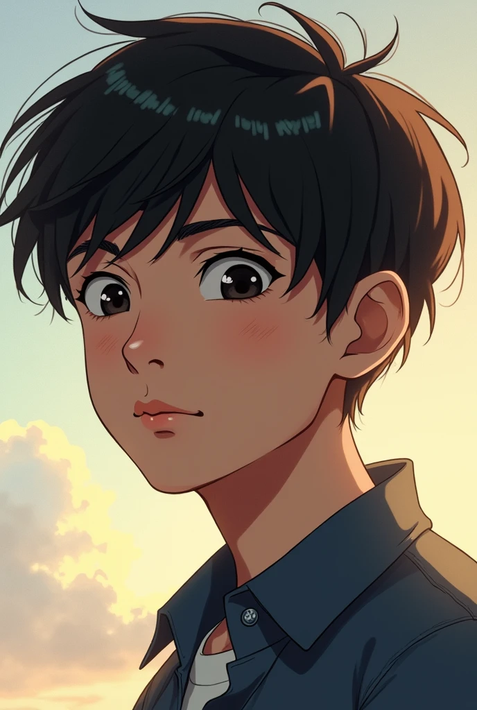 If you know Diego Guerrero, a Chilean actor, make a picture of him. But now in an anime style mappa studios