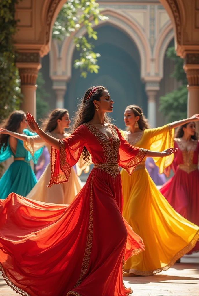 Arabic dancing