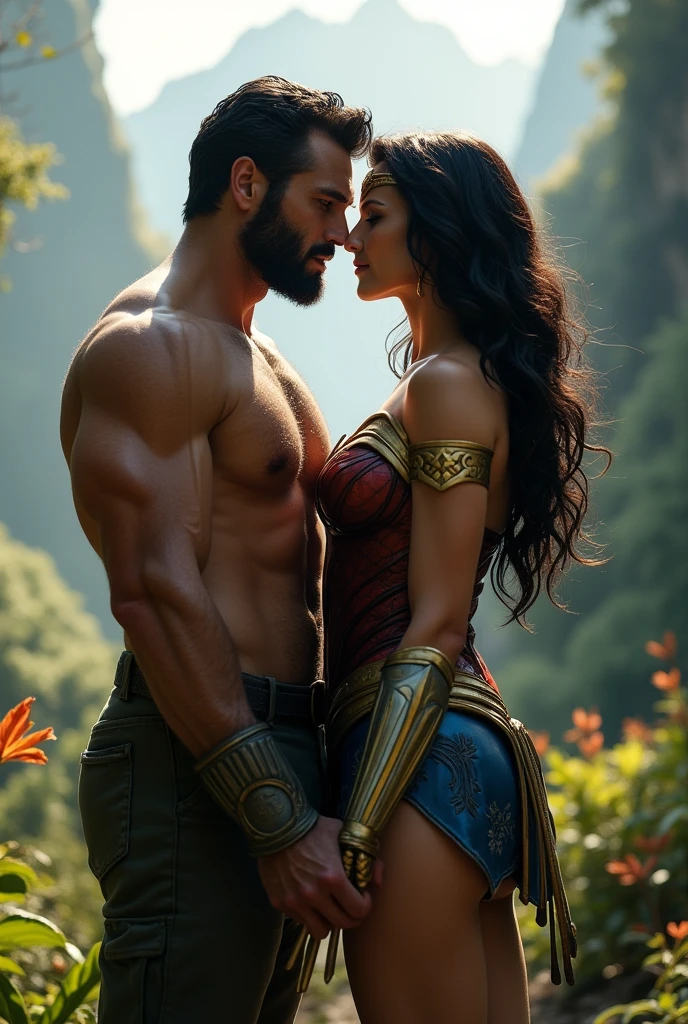 Wolverine in love with Wonder Woman 