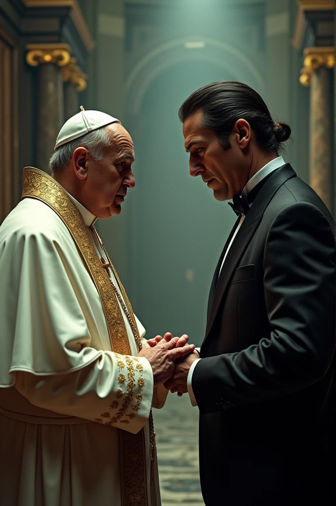The Pope with Pablo Escobar