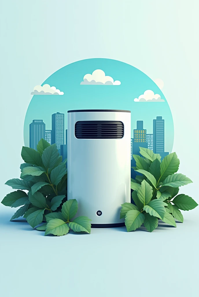 Logo for a mobile air purifier for Medellin