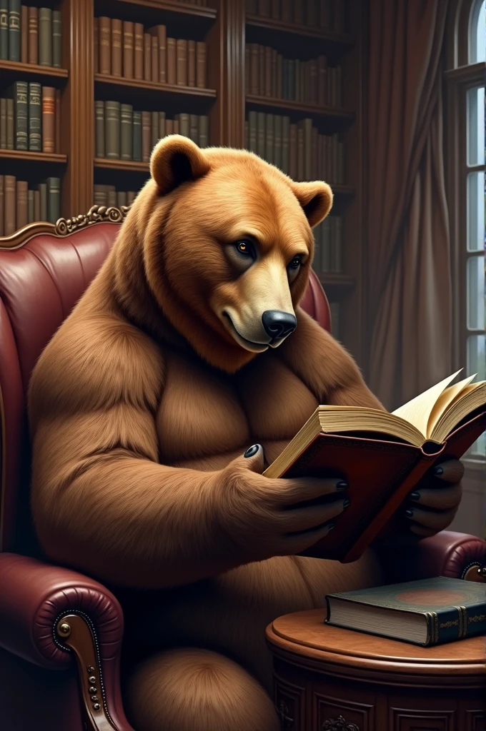 Bear with a book