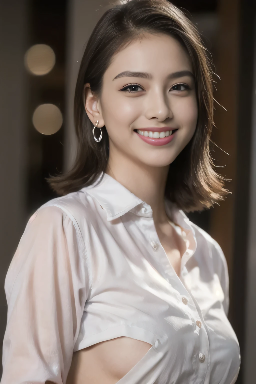 Small breasts nipple,(best quality, masterpiece, 16k, ultra detailed, beautiful skin, professional lighting) A girl, full body, naked, nude, bare,{No Bra Shirtless:1.5},{Small breasts Nipple}
