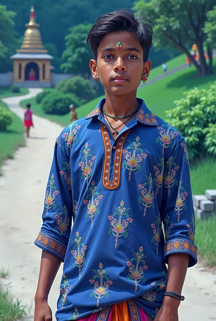 A bangladesh hindhu boy. make him full