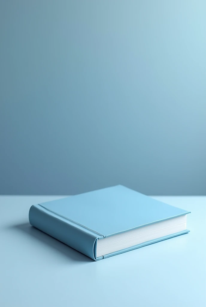 Create a Blue Minimalist Book Photo