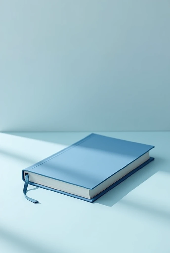 Create a Blue Minimalist Book Photo