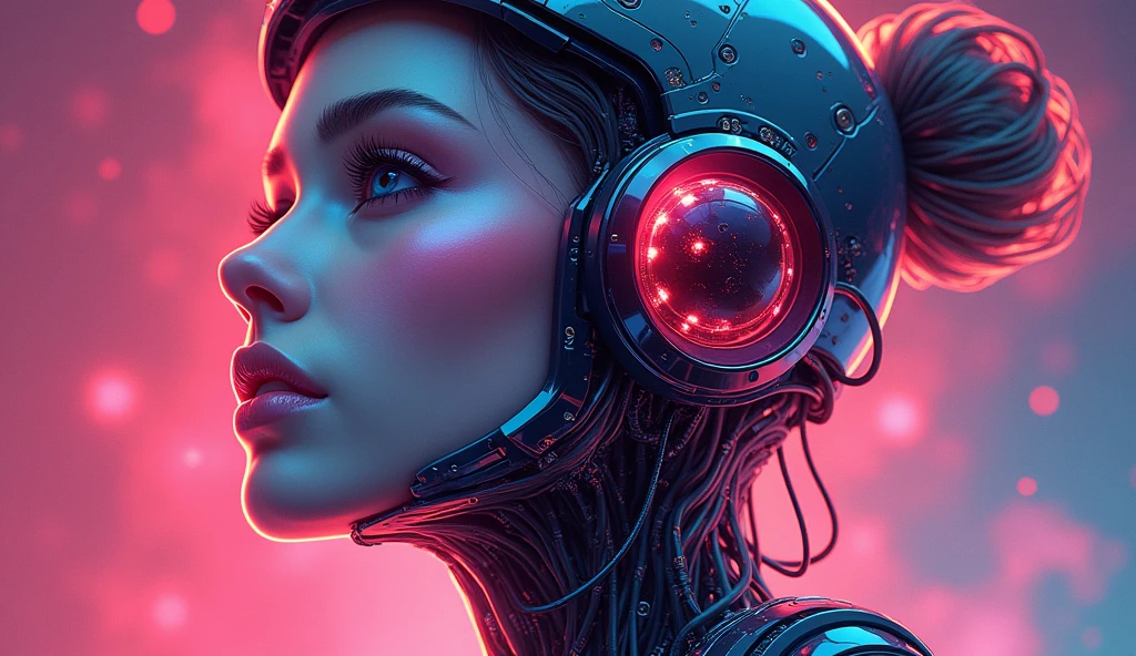 (masterpiece:1.2),(Highest quality),(Super detailed),(Ultra-high resolution),(Best illustrations),8k,wallpaper,Beautiful female cyborg,whole body,psychedelic,Vector art,Layered textures,progressive,pop,sf,cyber punk,Super sexy:2.0