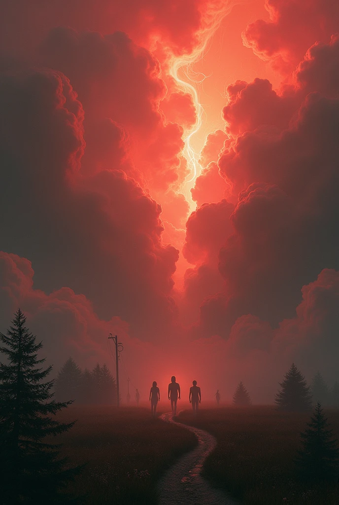 nuvens de stranger things